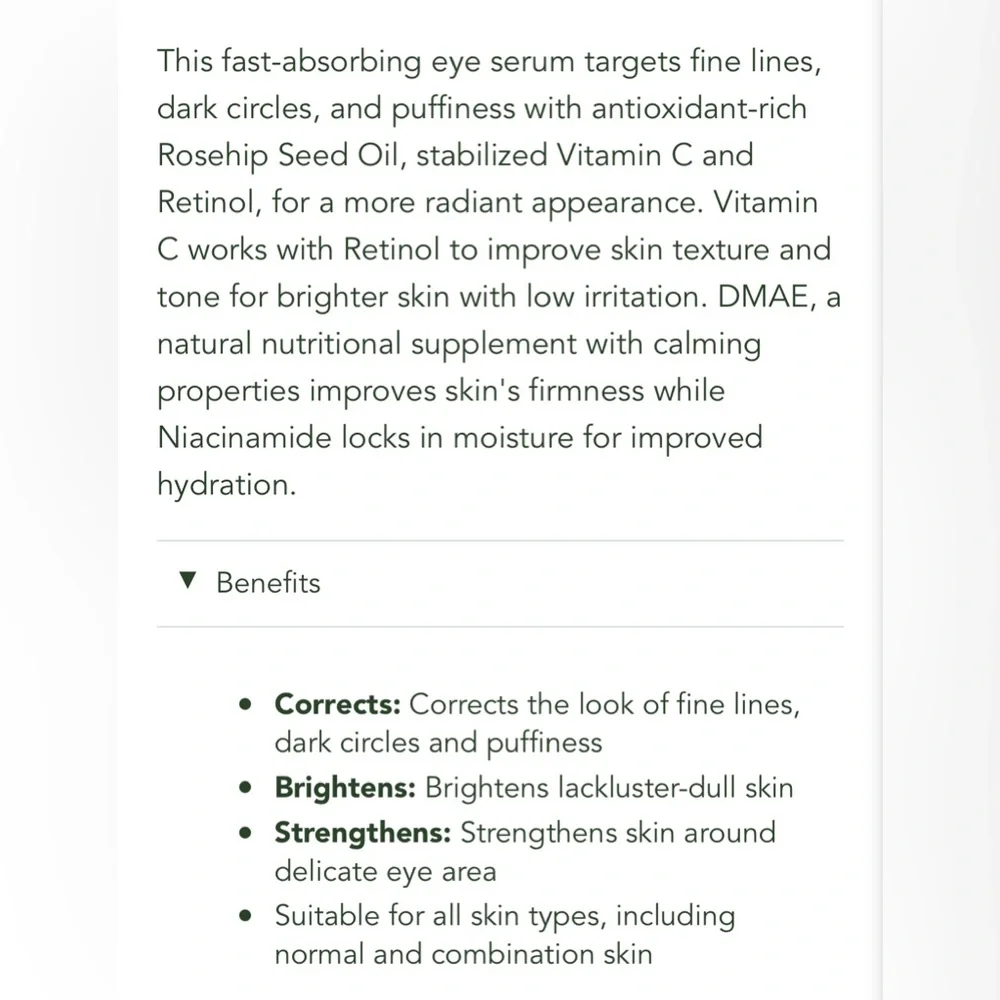 Kat Burki Rose Hip Intense Recovery Eye Serum BNIB 15 ml